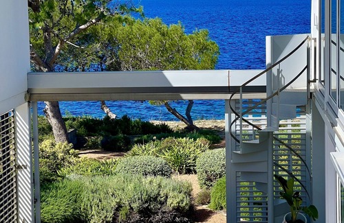 Marina Manresa Villa | First line sea designer villa with pool - First line sea villa at bay Pollensa
