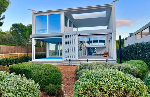 Marina Manresa Villa | First line sea designer villa with pool - First line sea villa at bay Pollensa