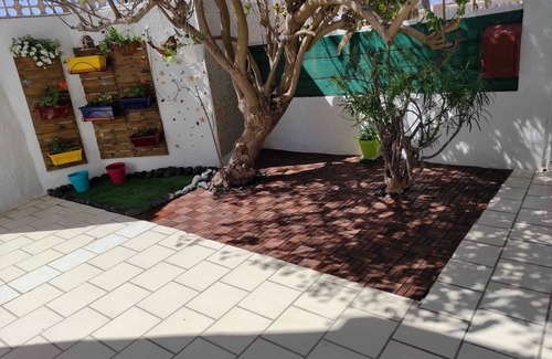 Corralejo Villa | First line of sea and beach, beautiful and quiet Villa with private heated pool.