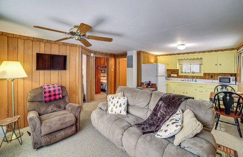 Steuben Cabin | Fish, Hike & Relax: Riverfront Manistique Cabin