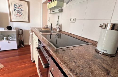 Schierstein Apartment | Fisherman's cottage with big terrace and harbour view!