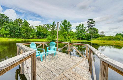 Broken Bow House | Fishing Pond and Pier Secluded Broken Bow Cottage!