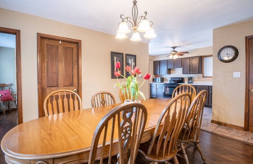 Pekin House | Fit For a Crew With Hot Tub Too-5 bedrooms