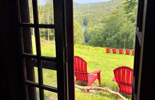 Roscoe Cabin | Five Generation Family Cabin with Spectacular Overview of the Beaverkill River.