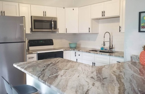 Indian Harbour Beach Apartment | Five minute walk to the beach!