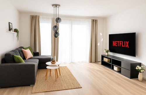 Russee - Hammer Apartment | Fjord Stay - Neue Apartment in Kiel - Free Park - 24-7 Check in - "Oslo"