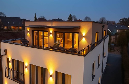 Russee - Hammer Apartment | Fjord Stay - Penthouse mit Whirlpool "Stockholm"