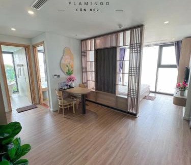 Hoang Hoa Apartment | Flamingo Ibiza Hải Tiến, Căn 2 phòng ngủ view trực diện biển tiêu chuẩn 4NL 2TE
