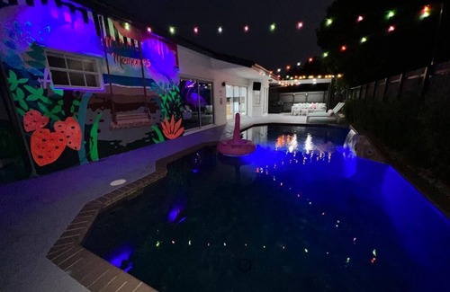 Richmond West House | Flamingo's Resort tropical paradise filled with flamingo vibes!