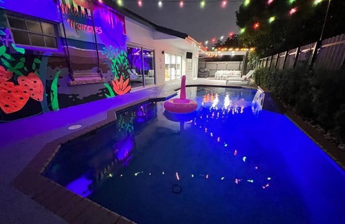 Richmond West House | Flamingo's Resort tropical paradise filled with flamingo vibes!