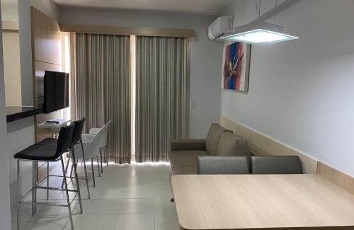 Pousada do Rio Quente Apartment | Flat 405 - Condomínio Veredas do Rio Quente - Diferenciado com ar na sala e no quarto