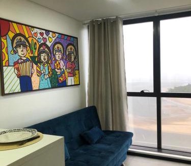 Barra de Jangada Apartment | FLAT BEIRA MAR BARRA DE JANGADA ANDAR ALTO JABOATão