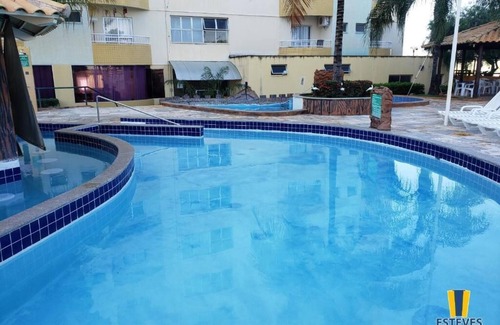 J Jeriquara Apartment | Flat in Thermas Place with 7 thermal and cold pools, parking
