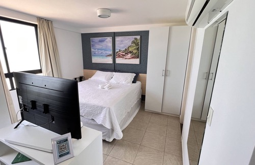 Areia Preta Apartment | Flat DE Frente Para O MAR COM Vista Linda DA Praia E Localização Perfeita