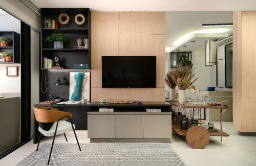 Aclimacao Apartment | Flat de Luxo Decorado, com Lava Louças