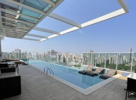 Setor Bueno Apartment | FLAT DIFERENCIADO EM GOIÂNIA, SETOR BUENO, Ed DNA, SACADA PRIVATIVA DESCOBERTA COM JARDIM, PISCINA, ACADEMIA, GARAGEM, MINIMO 2 NOITES