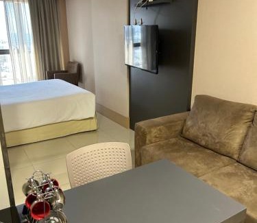 Setor Hoteleiro Norte Apartment | Flat em Cullinan, 5 estrelas com vista incrível e incrível área de lazer com piscinas, brinquedoteca, academia, no coração de Brasília
