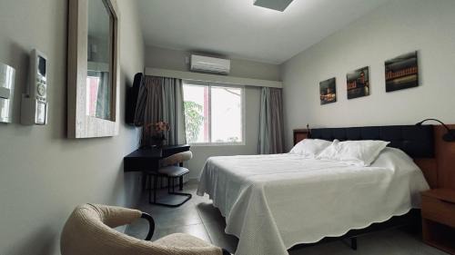 Ribeirao Preto Apartment | Flat em Hotel com piscina, garagem, Wi-fi e Limpeza diária