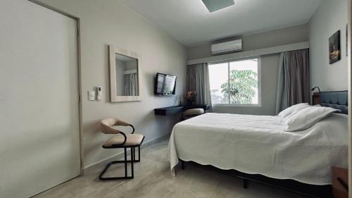 Ribeirao Preto Apartment | Flat em Hotel com piscina, garagem, Wi-fi e Limpeza diária