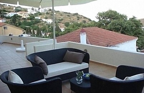Steniai Apartment | Flat in Stenies near capital of Andros, Greece, amazing views of village and sea