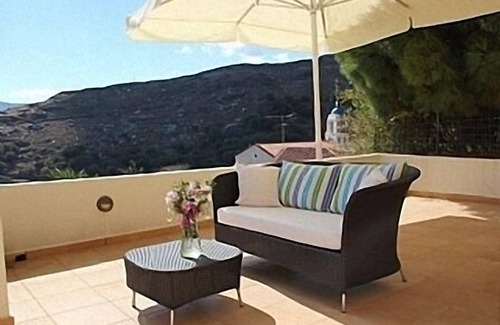 Steniai Apartment | Flat in Stenies near capital of Andros, Greece, amazing views of village and sea