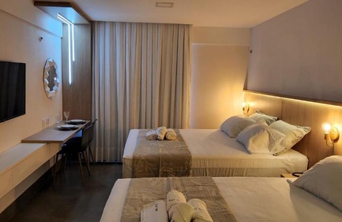 Ponta Negra Hotel | Flat Maravilhoso na praia - Ilusion Hotel