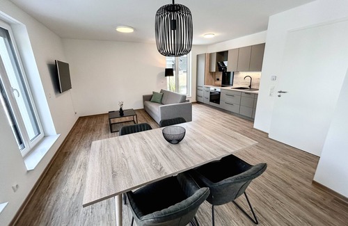 Burg Apartment | Flat with bedroom, kitchen and terrace