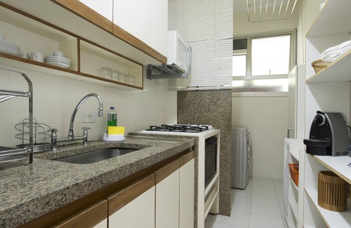 Zona Sul Apartment | Flat with pool, Corcovado view, parking space and services