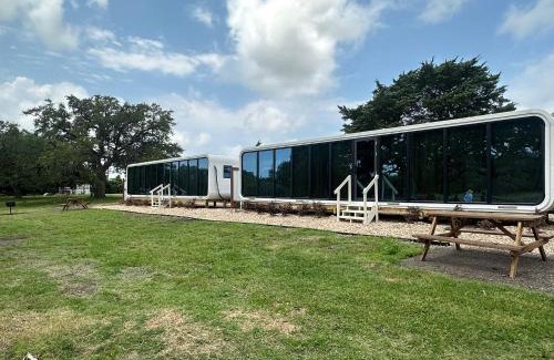 Muldoon Hotel | Flatonia Glamping Retreat - Getaway Resort - 2Bedrooms, 2 Queen Beds