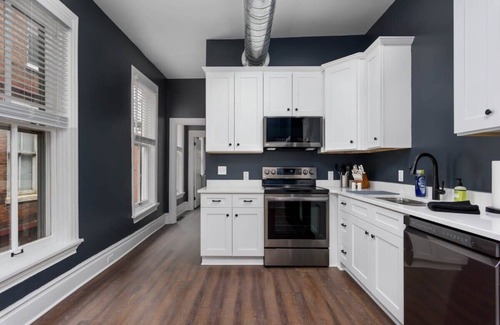 Harrisburg - Hershey Apartment | Flats on Front - Riverfront Gem, Fast Wi-Fi, 2F
