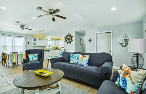 Shoreline Park House | Fleur Da Sea Pet Friendly 2Br 2Ba Waterfront