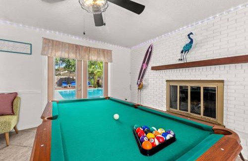 Upper Grand Lagoon House | Flirty Flamingo with Private Heated Pool, Game Room, and AMAZING Covered Outdoor Living
