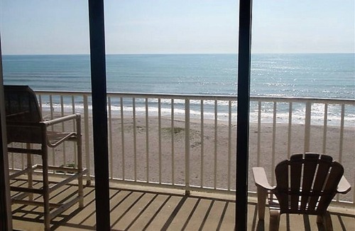 Cocoa Beach Condo | FLOAT ABOVE THE OCEAN! Top Floor views! Space X Views! Right Downtown!