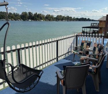 Novi Beograd Boat Rental | Floating House on the Sava River, 2 Bedrooms, Terrace, BBQ, Private River Access
