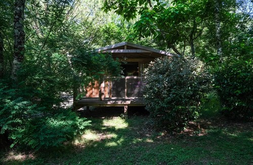 Saint-Antonin Noble Val House | Flower Camping les Gorges de l'Aveyron * - EcoLodge 4 seasons Premium 40m² (2 bedrooms) + Covered terrace 4 people