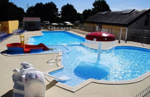 Saint-Aubin-sur-Scie House | Flower Camping Vitamin * - Mobile home Standard 18m2 (1 bedroom) + TV + Terrace 2 persons