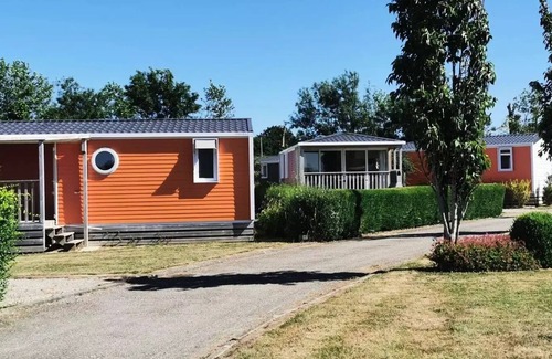 Saint-Aubin-sur-Scie House | Flower Camping Vitamin * - Mobile home Standard 18m2 (1 bedroom) + TV + Terrace 2 persons