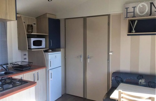 Verruyes House | Flower Camping Côté Lac * - Mobile home 2 bedrooms Relax Comfort 30m2 Covered terrace 10m2 + TV 4 persons