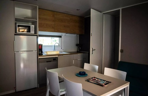 Angoisse House | Flower camping de Rouffiac * - Mobile home Gabare Premium 37m2- 2 bedrooms 6 people