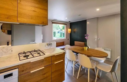 Angoisse House | Flower camping de Rouffiac * - Mobil-home Premium Evasion 45m2 (3 bedrooms) + 2 bathrooms + LV + Terrace 15.5m2 6 people