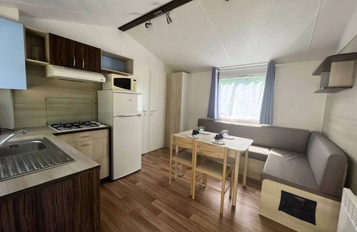 Leval House | Flower Camping du Lac de la Seigneurie * - Mobil home Ibiza COMFORT 26m2 (2 bedrooms) + Semi covered terrace of 18 m2 (new!) 4 people