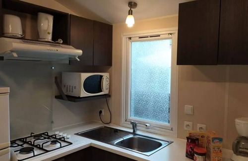 Saint Maime House | Flower Camping La Rivière * - Mobil-Home Comfort 29m2 (2 bedrooms) + covered terrace 5 people