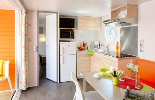 Neuveglise-sur-Truyere House | Flower Camping Le Belvédère * - Mobile home Premium MARONNE of 34 m2 - 2 bedrooms, 2 shower rooms and 2 toilets 4 people