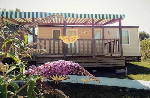 Martiel House | Flower Camping Le Lac aux Birds * - Mobil-home Standard 30 m2 (3 bedrooms) + covered terrace 12m2 6 persons