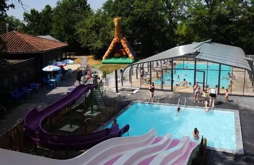 Martiel House | Flower Camping Le Lac aux Birds * - Mobile home Comfort 26m2 (2 bedrooms) + Clim + terrace 10m2 4 people