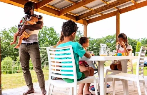 Martiel House | Flower Camping Le Lac aux Birds * - Mobile home Comfort 30 m2 (3 bedrooms) + Clim + semi-covered terrace 10m2 6 people