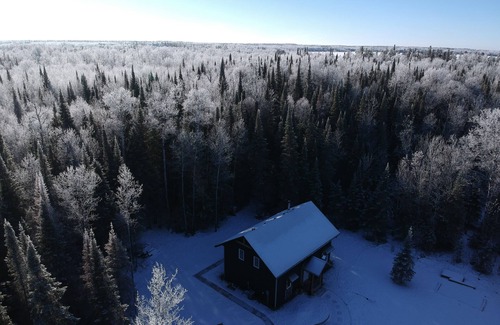 Manitoba Cabin | Forest Cabin Getaway! Sleeps 8, Hot Tub, Fireplace