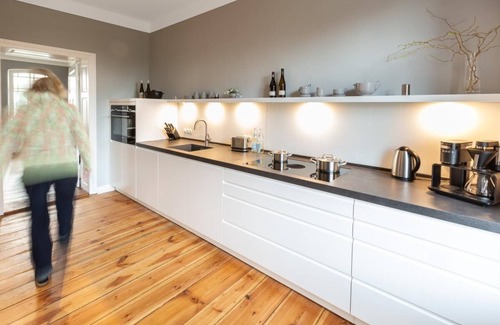 Platschow House | Forest farm in secluded location with fenced 16,000m² park, sauna, fireplace, hot tub in West Mecklenburg