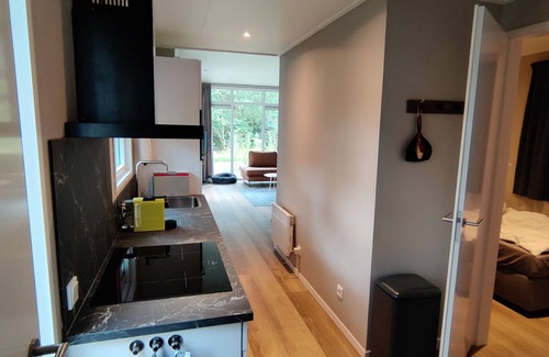 Municipality of Hellendoorn Ski Chalet | Forest Lodge 111+ Hot tub The Green Deer