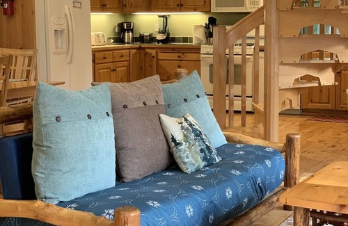 Ashford Cabin | Forest Retreat Cabin is meant for gathering. . . families, friends or business.Children welcome. Smell the fresh air! Inspire the fresh thinking! Private hot tub on back deck. BBQ, big deck, fabulous views